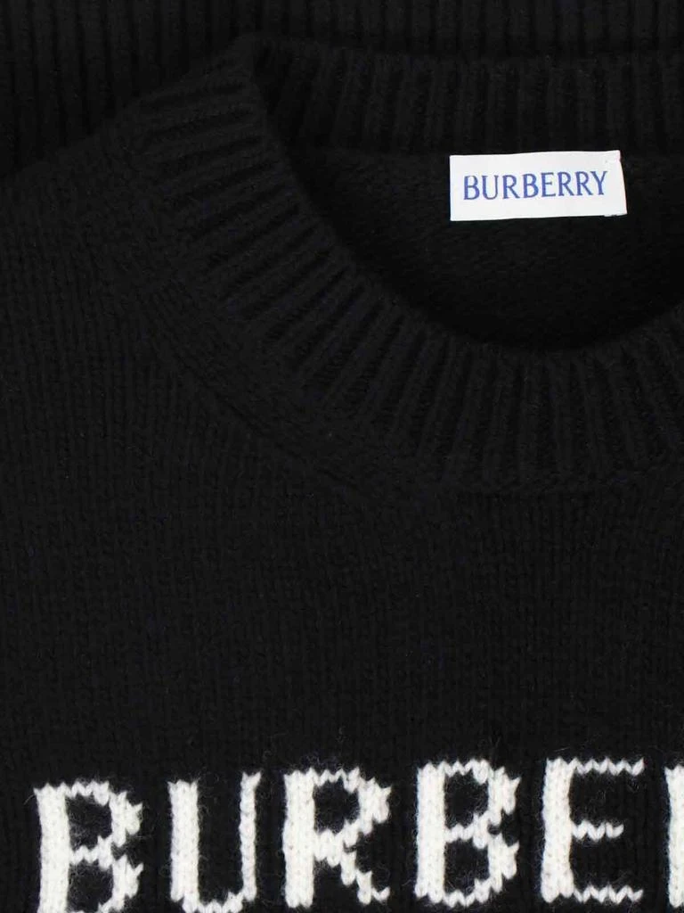 Burberry Burberry Equestrian Knight Intarsia-Knit Crewneck Jumper 3
