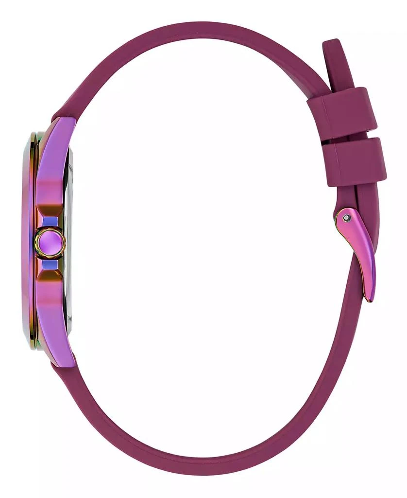 GUESS Women's Analog Purple Silicone Watch 36mm 2