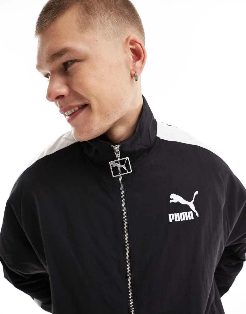Puma Puma T7 Oversized track jacket in black 4