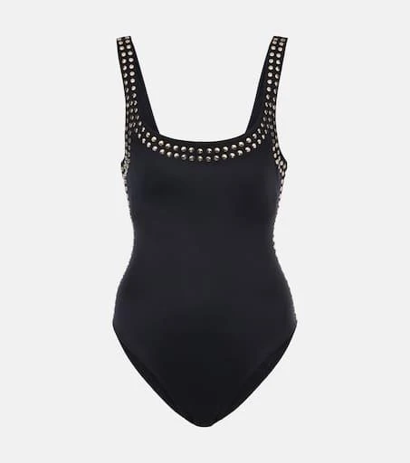 SIMKHAI Mercedes studded swimsuit 1