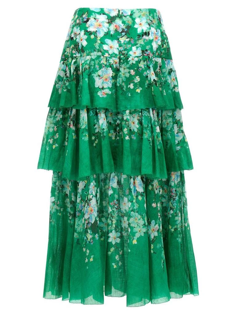 Zimmermann Zimmermann 'Everley Tiered Midi' Skirt 2
