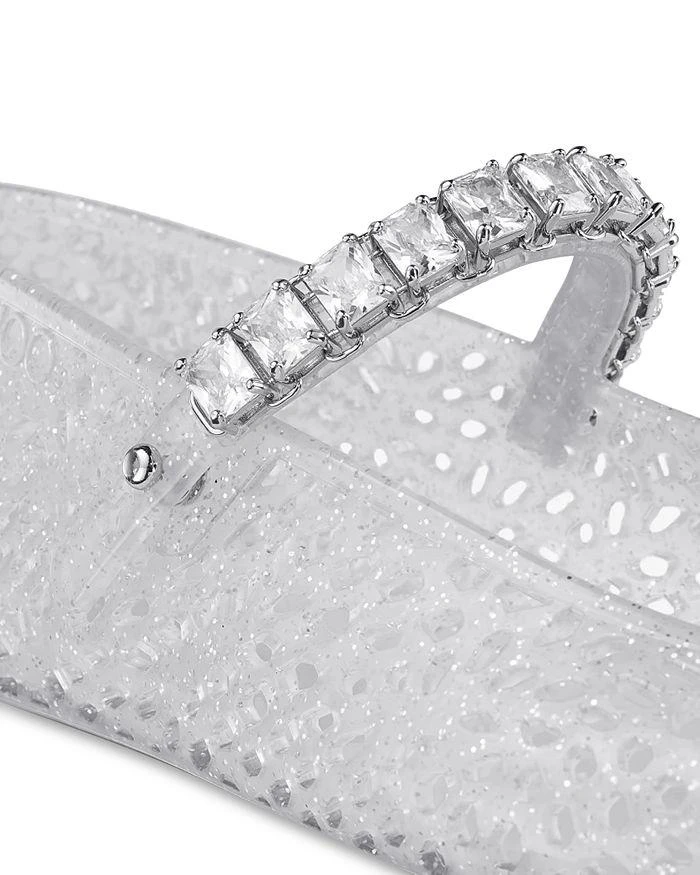 Jimmy Choo Women's The Jelly Transparent Crystal Ballet Flats 5
