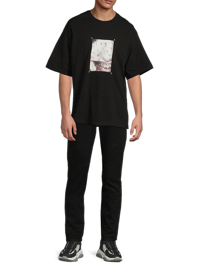 RTA Lost Frequencies Colin Black Cross Grillz T-Shirt 2