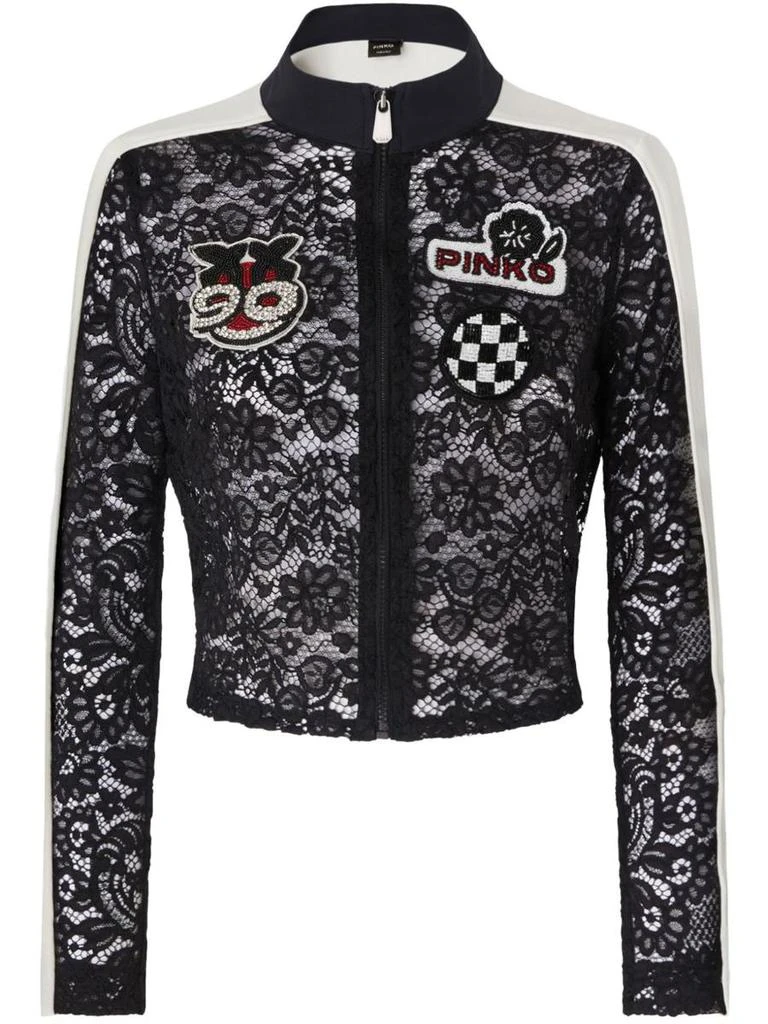 PINKO Pinko 'Gilbert' Black And White Top 1