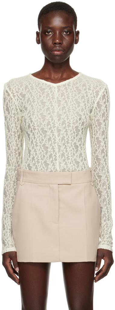 CAMILLA AND MARC Off-White Elda Long Sleeve T-Shirt