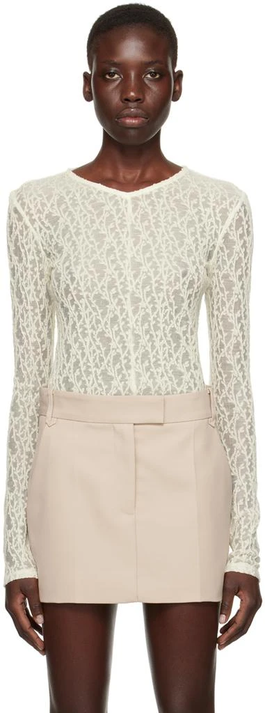 CAMILLA AND MARC Off-White Elda Long Sleeve T-Shirt 1