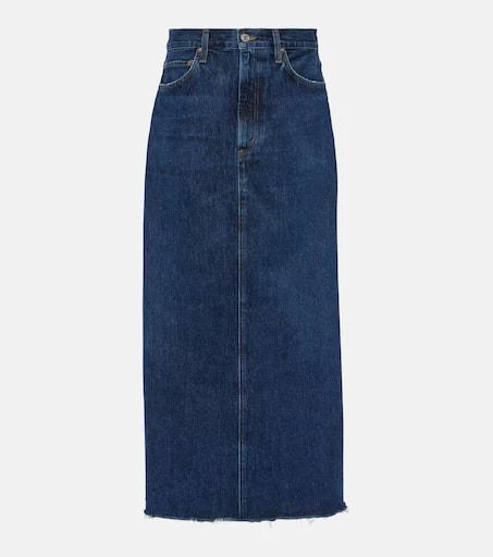 AGOLDE Hilla denim maxi skirt 1