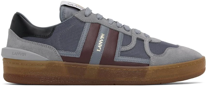 Lanvin Gray Clay Mesh Sneakers 1