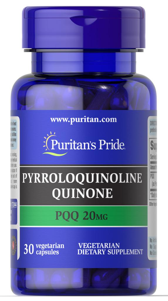 Puritan's Pride PQQ (Pyrroloquinoline Quinone) 20 mg