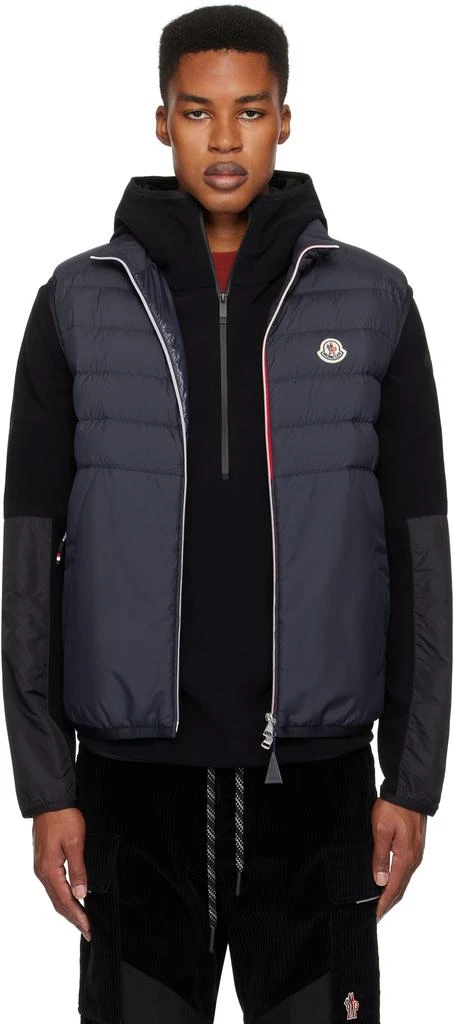 Moncler Navy Rabuons Down Vest 1
