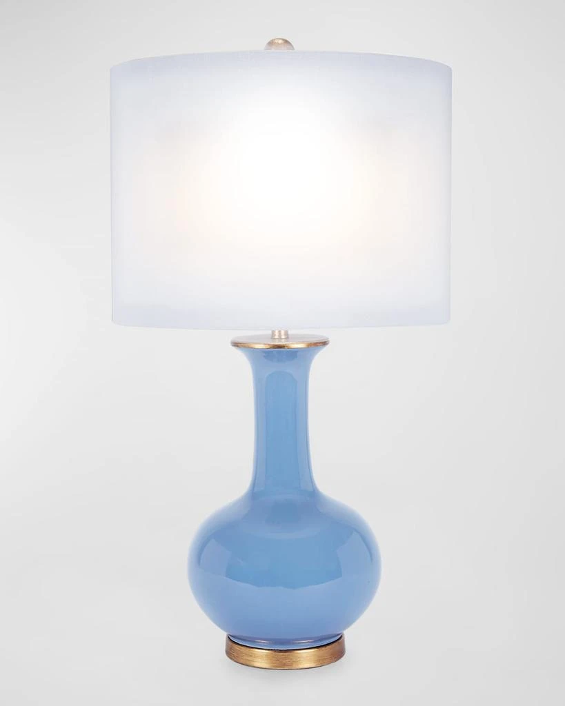 Old World Design Emerson Parisian Blue Ceramic Table Lamp