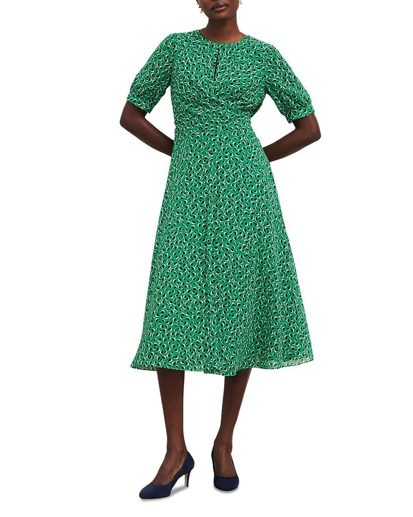 HOBBS LONDON Bridget Printed Midi Dress 5