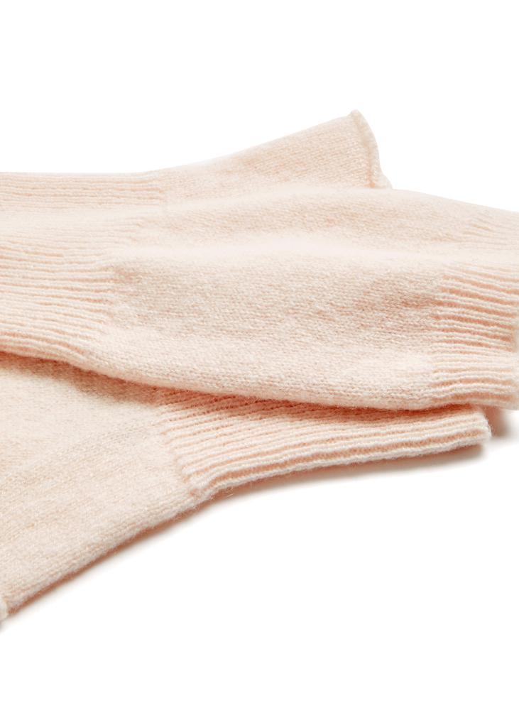 CRUSH CASHMERE Winnie fingerless cashmere gloves