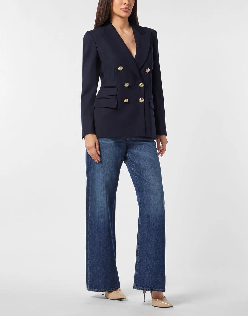 Philipp Plein Marine Fit Double-Breasted Blazer Teddy 2