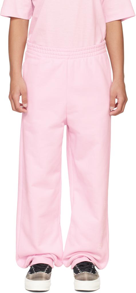 Marni Kids Pink Logo Sweatpants