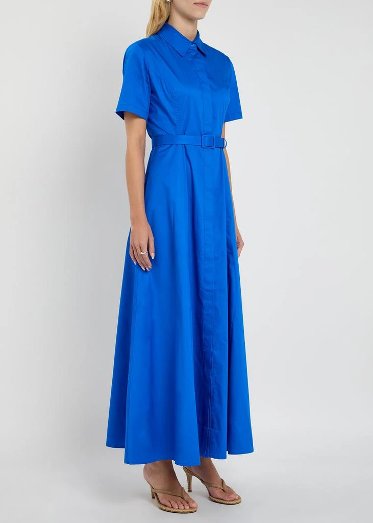 Evi Grintela Nicole belted cotton-poplin maxi dress 2