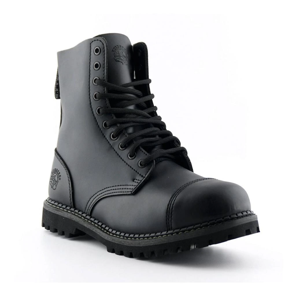 Grinders Stag CS Black Unisex Safety Steel Toe Cap Military Punk Boots 5