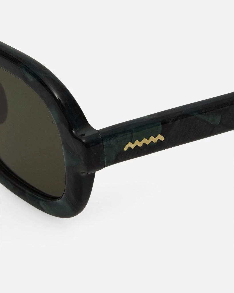 Brain Dead Newman Post Modern Primitive Eye Protection Sunglasses Green Pearl 6