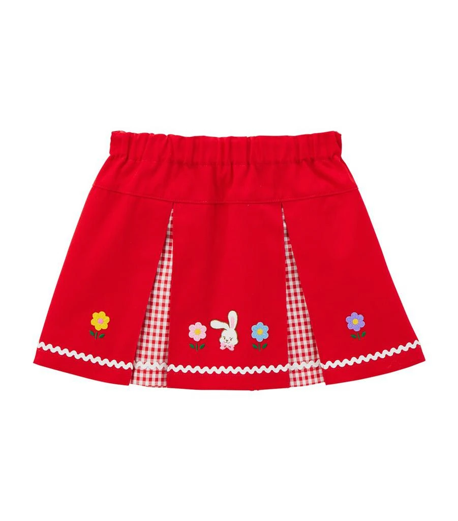Miki House Check Pleated Skirt (6-36 Months) 1