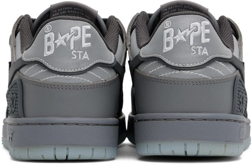 Bape Gray SK8 STA #5 Sneakers 2