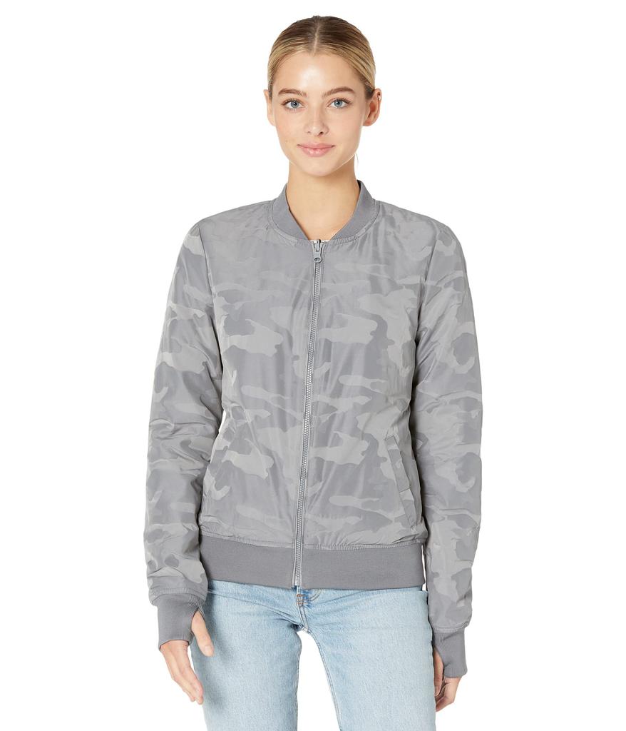 Blanc Noir Camo Reversible Bomber