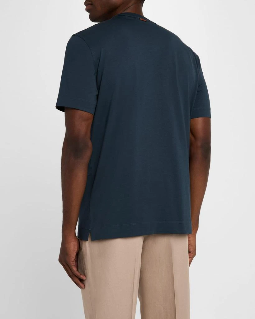 Zegna Men's Cotton Crewneck T-Shirt 3