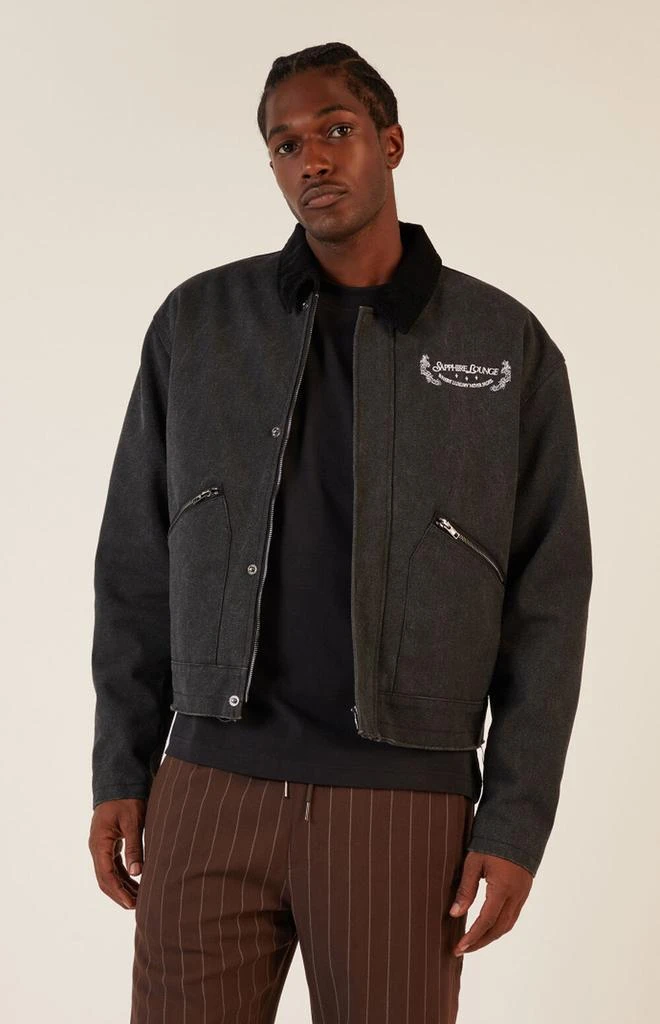 PacSun Sapphire Lounge Cropped Gas Jacket 2
