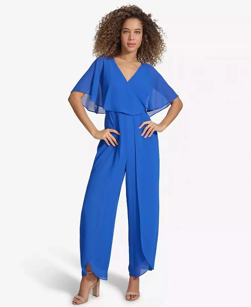 Kensie Women's Flutter-Sleeve Jumpsuit 1
