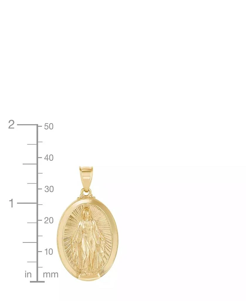 Macy's Mary Medal Pendant in 10k Yellow Gold 3