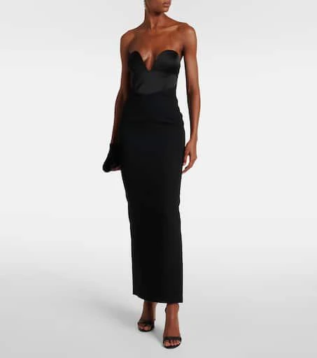 The New Arrivals Ilkyaz Ozel Strapless corset gown 2