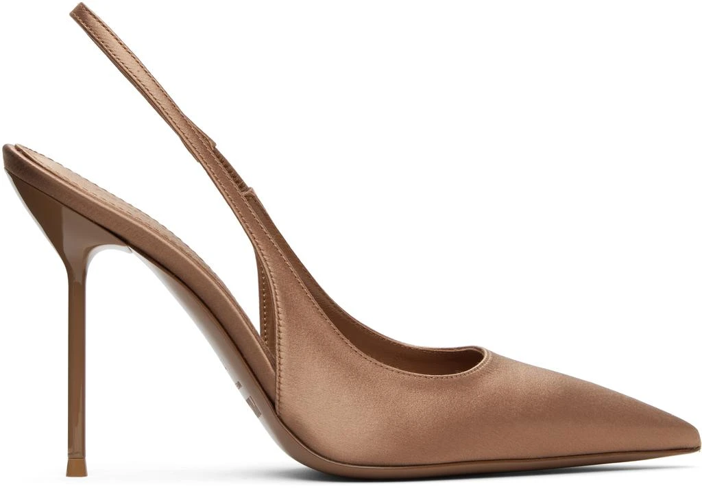 Paris Texas Tan Lidia Slingback Heels