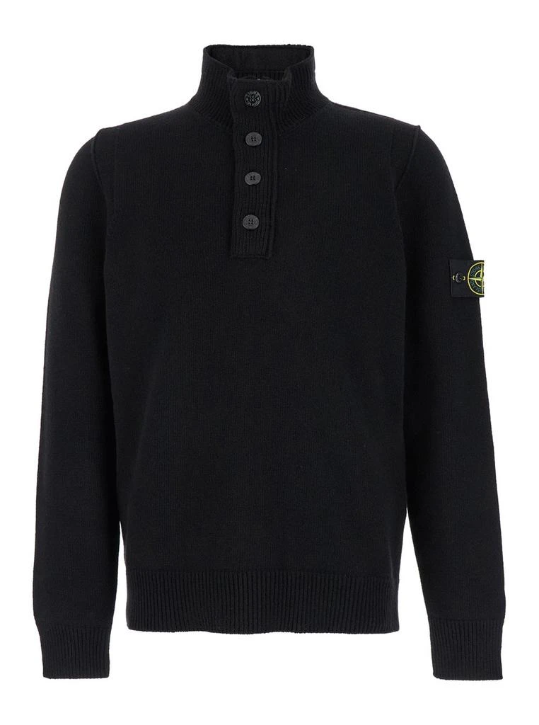 Stone Island Stone Island Mock Neck Knitted Jumper 1