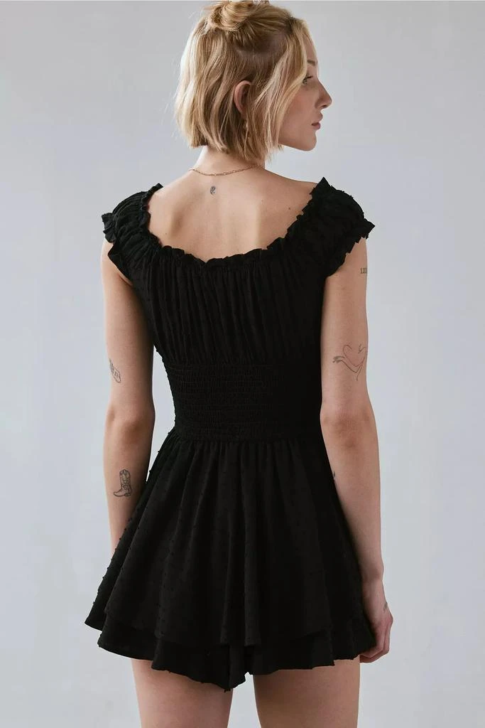 Urban Outfitters UO Rosie Smocked Tiered Ruffle Romper 4