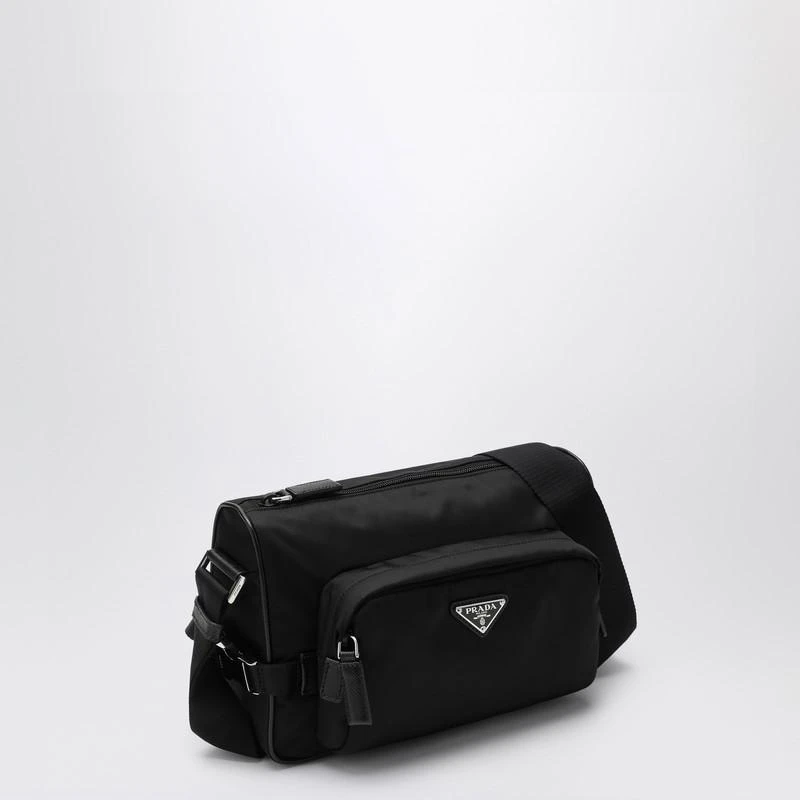 Prada Medium black crossbody bag in Re-Nylon and Saffiano 3