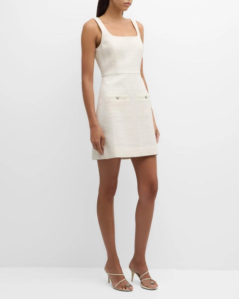 VERONICA BEARD Sabra Tailored Tweed Mini Dress 2