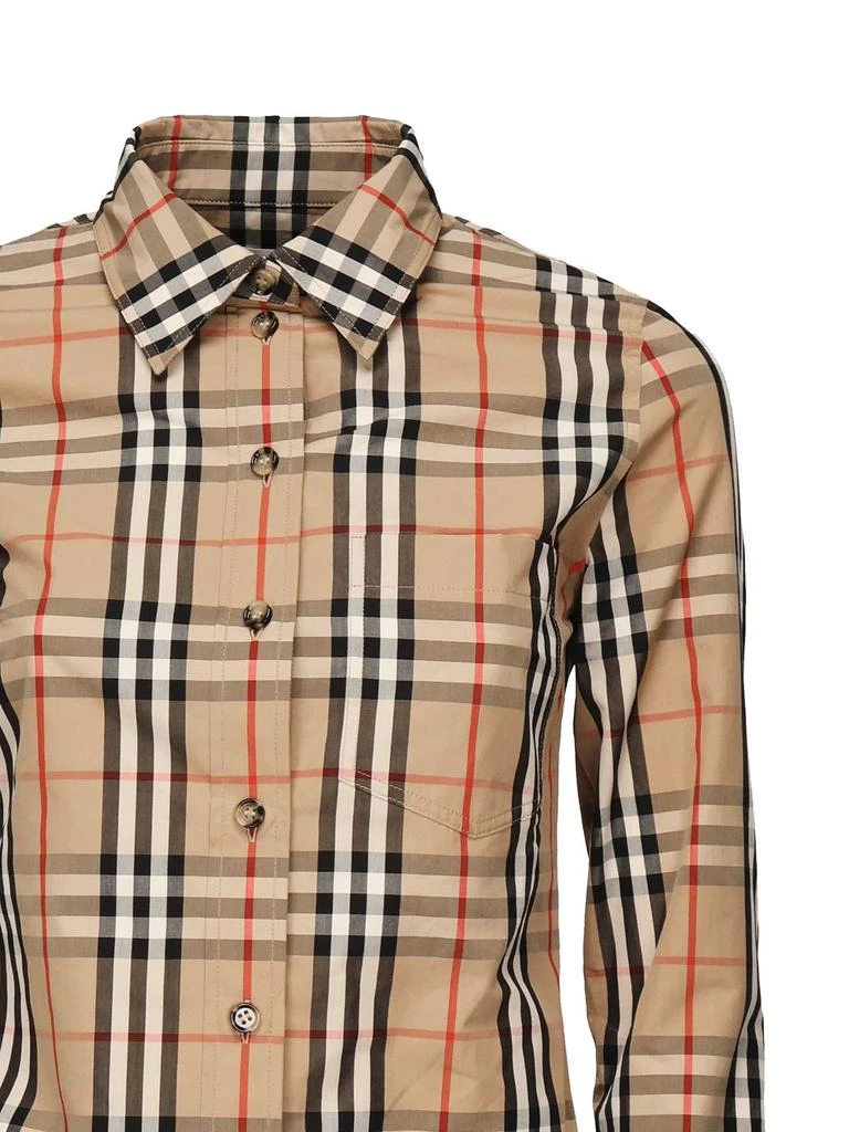 Burberry Burberry Checked Collared Long-Sleeved Shirt 3