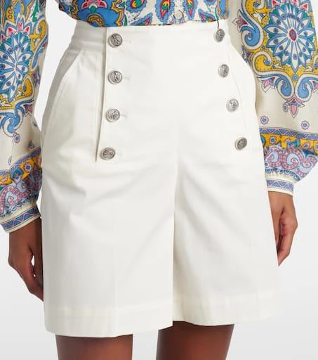 ETRO Cotton-blend shorts 4