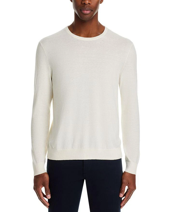 The Men's Store at Bloomingdale's Cotton Cashmere Crewneck Sweater - Exclusive 3