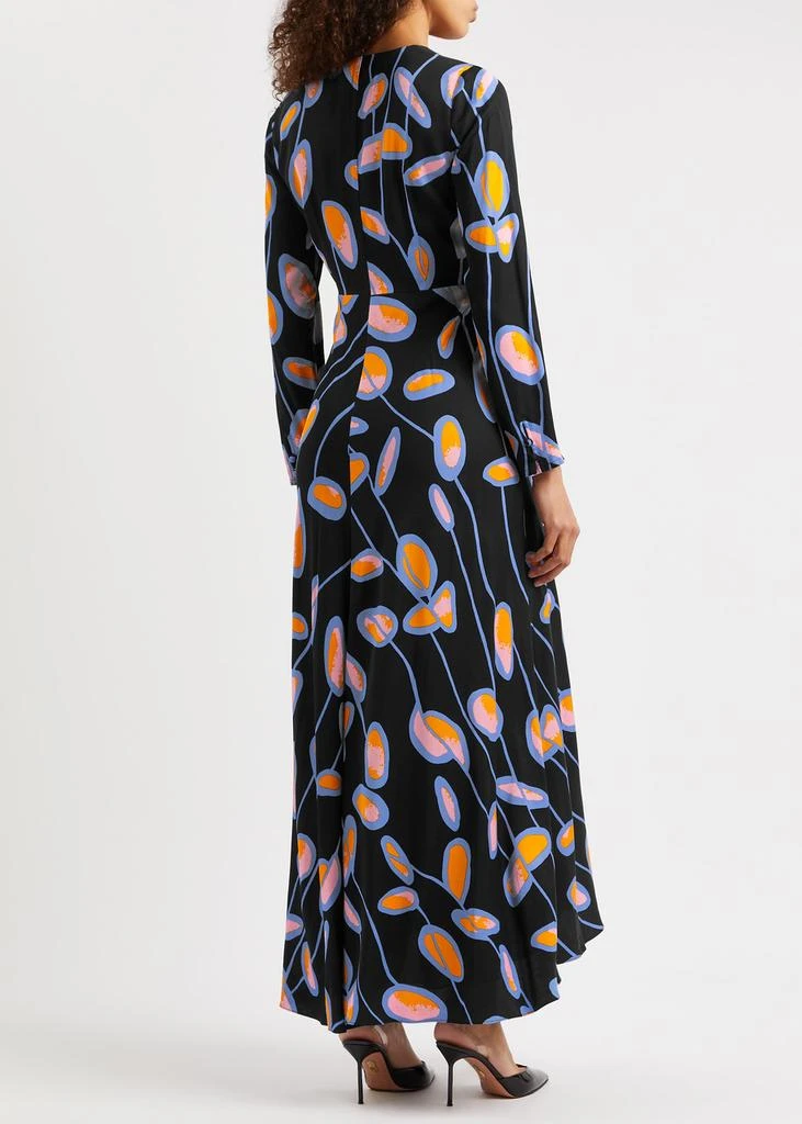 DIANE VON FURSTENBERG Lanira printed satin maxi dress 3