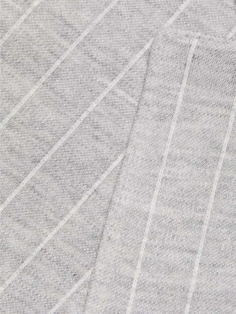 Saks Fifth Avenue COLLECTION Pinstriped Wool-Cotton Suit 7