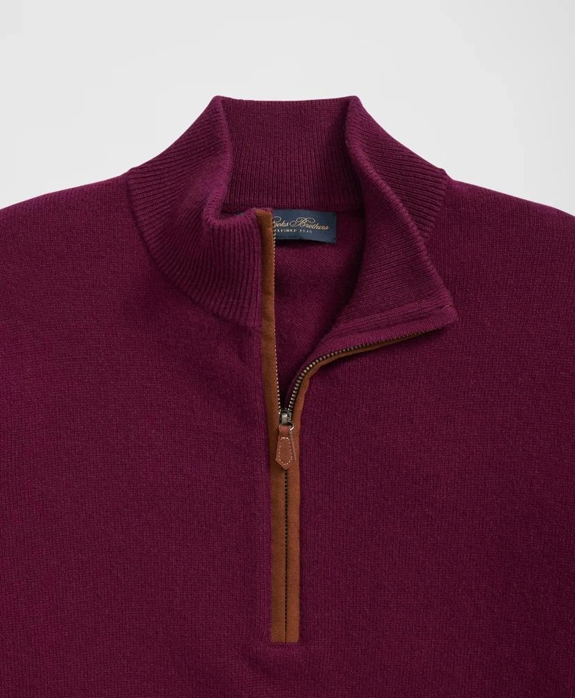 Brooks Brothers 3-Ply Cashmere Half-Zip Sweater 2