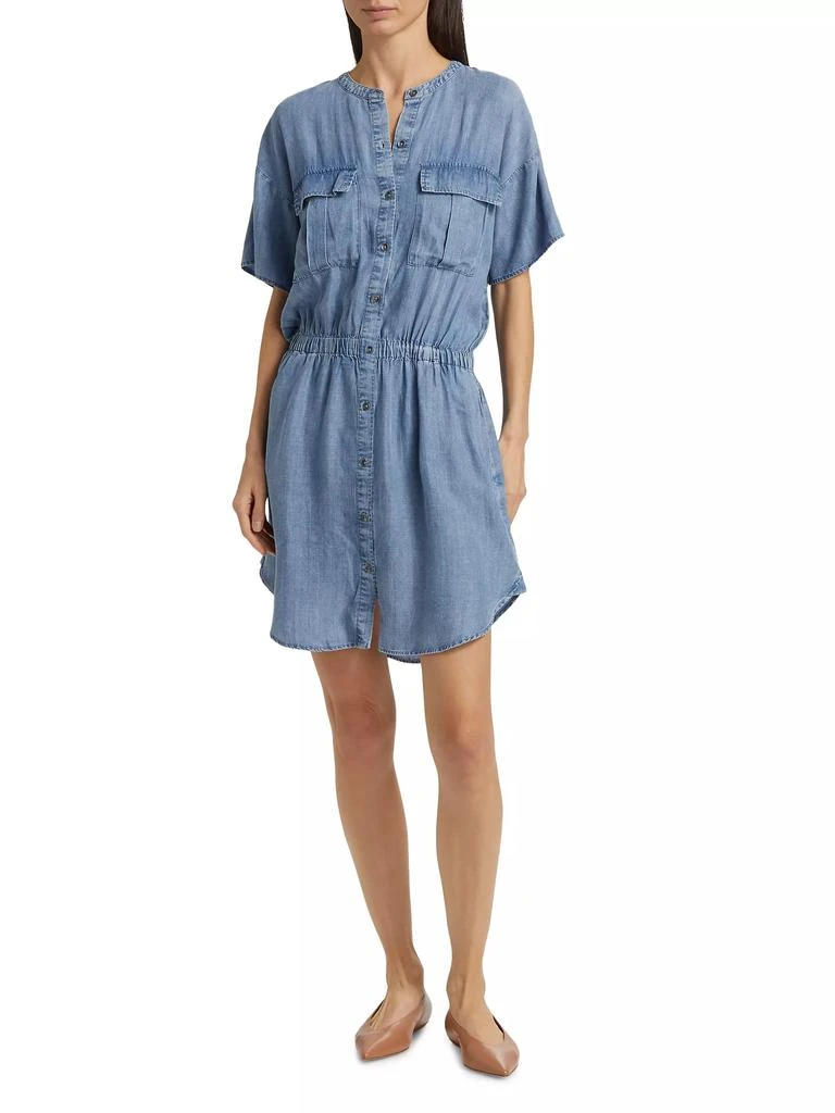 Splendid Raquel Denim Button-Front Minidress 2