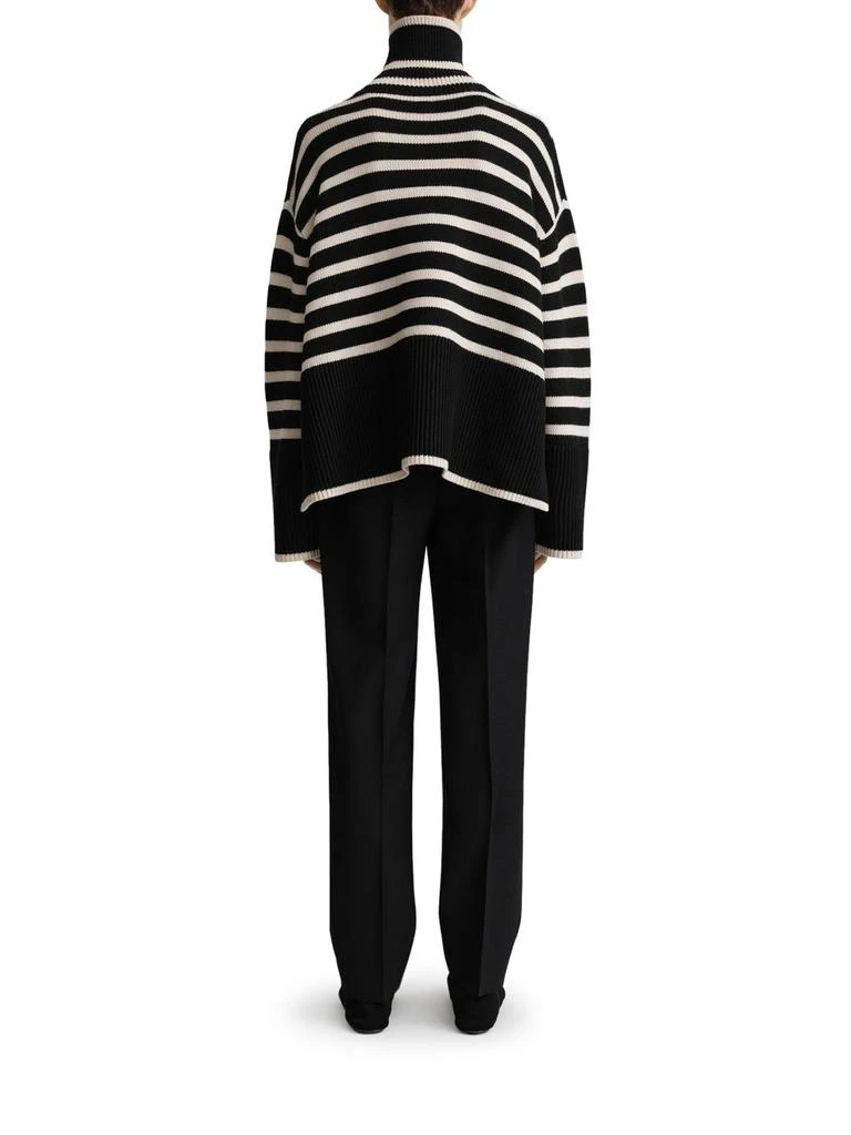 Totême Signature stripe turtleneck 4