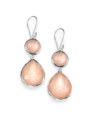 Ippolita Gemstone Doublet & Sterling Silver Earrings/Blush