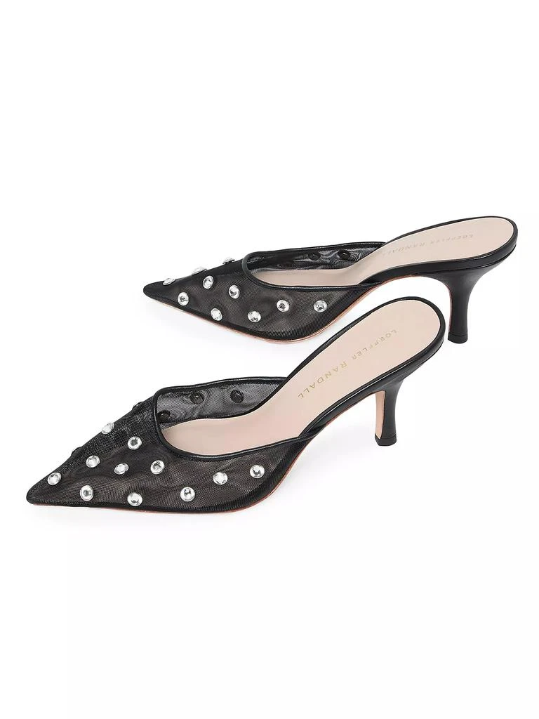 Loeffler Randall Paloma 80MM Embellished Mesh Mules 4