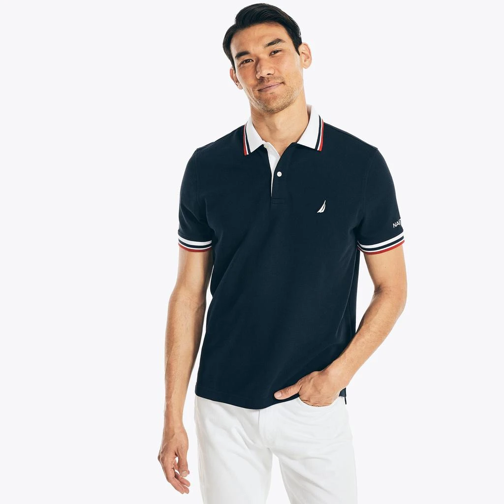 Nautica Mens Classic Fit Solid Polo 4