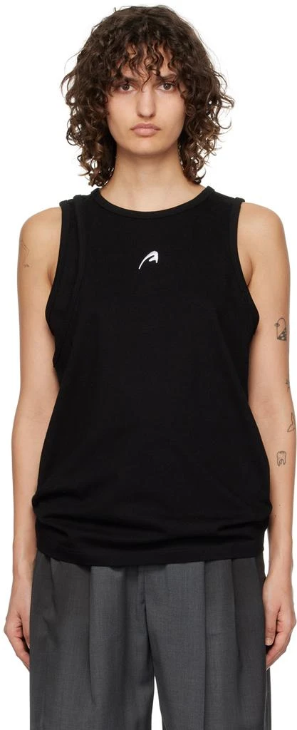 ADER error Black Layered Tank Top 1
