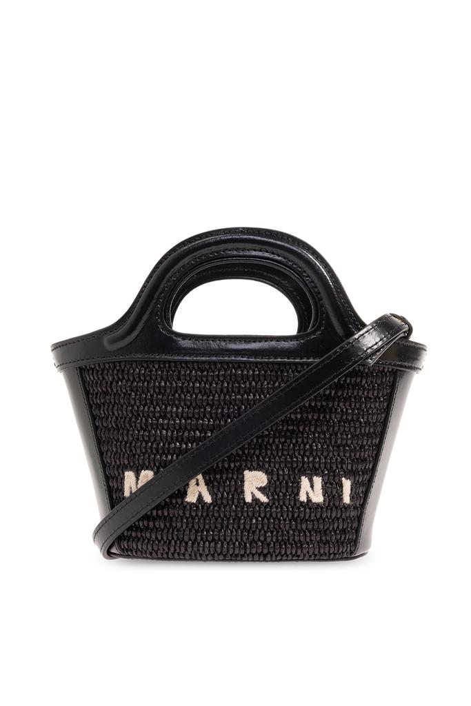 Marni Marni Logo Printed Chain-Linked Crossbody Bag Marni Marni Logo Printed Chain-Linked Crossbody Bag
