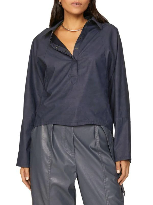 MARISSA WEBB Faux Leather Tunic 1