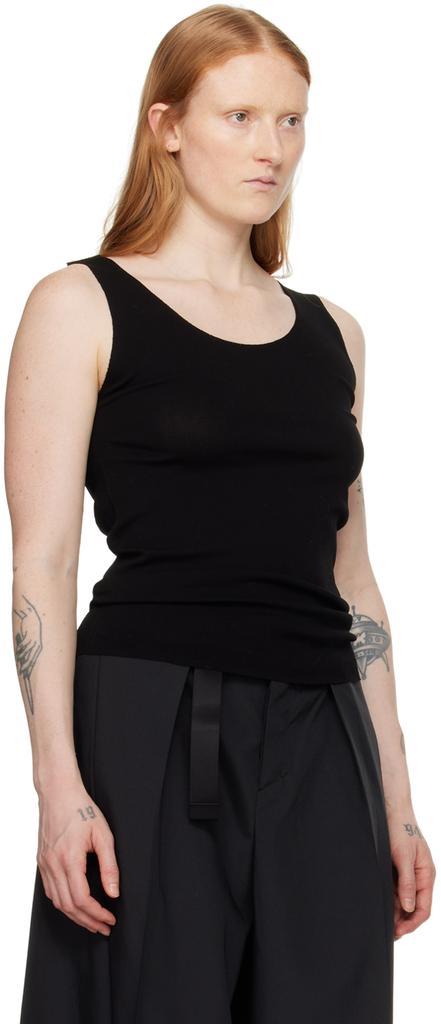 Pleats Please Black A-Poc Tank Top